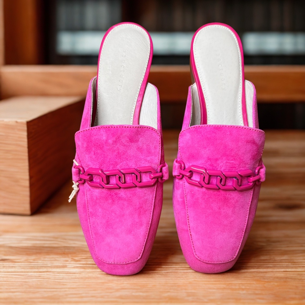 Sanctuary Pink Slides/Mules (NWOT)